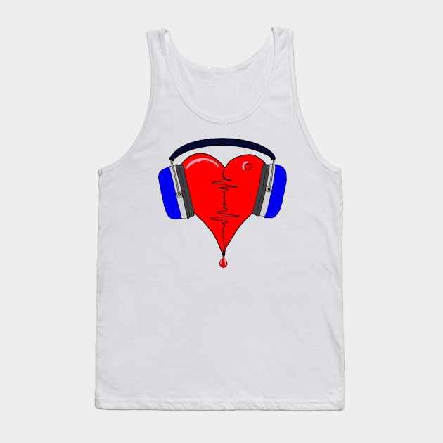 Heart Of Music Tank Top by Armor Class